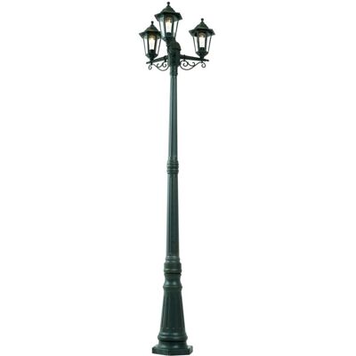 QAZQA Farol exterior verde oscuro 217 cm ip44 QAZQA Farol exterior verde oscuro 217 cm ip44