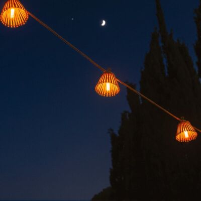 LUMISKY Guirnalda de luces solares natura 20 led de 13 m LUMISKY Guirnalda de luces solares natura 20 led de 13 m