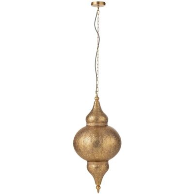 J-line Lámpara colgante bore de metal dorado 40x40x86 cm J-line Lámpara colgante bore de metal dorado 40x40x86 cm