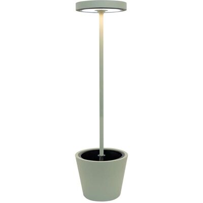 Lámpara de pie solar zafferano, 11,7w, salvia, h.156cm Lámpara de pie solar zafferano, 11,7w, salvia, h.156cm