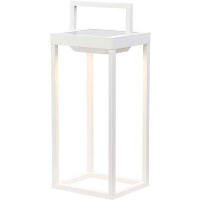 Farol solar zafferano de 2w blanco con sensor, 37,3 cm Farol solar zafferano de 2w blanco con sensor, 37,3 cm