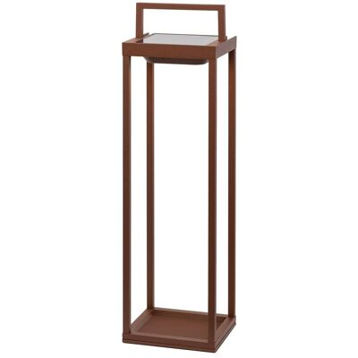 Farol solar zafferano de pared y mesa 2w corten 56,4 cm Farol solar zafferano de pared y mesa 2w corten 56,4 cm