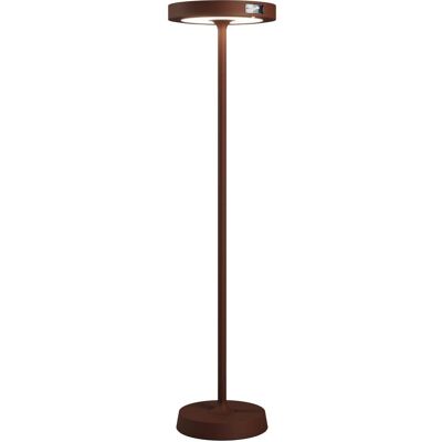 Lámpara de pie solar zafferano de 65 w corten 156-113-70 cm Lámpara de pie solar zafferano de 65 w corten 156-113-70 cm