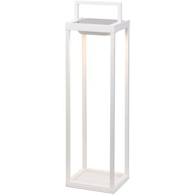 Farol solar zafferano blanco de 56,4 cm y 2 w con sensor Farol solar zafferano blanco de 56,4 cm y 2 w con sensor