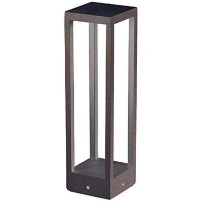 Poste led para jardín zafferano 15w 3000k corten 1590lm 230v Poste led para jardín zafferano 15w 3000k corten 1590lm 230v