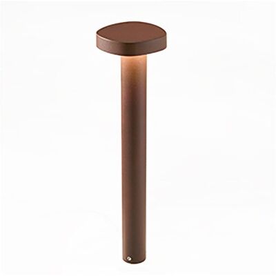 Baliza led zafferano de aluminio corten 7w 3000k 50 cm Baliza led zafferano de aluminio corten 7w 3000k 50 cm