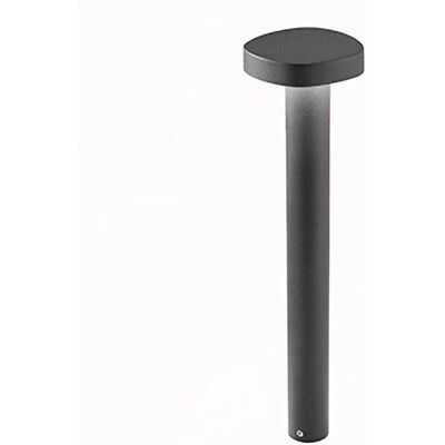 Baliza zafferano led de aluminio gris oscuro 7w 3000k 70 cm ip54 Baliza zafferano led de aluminio gris oscuro 7w 3000k 70 cm ip54