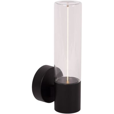 Lucide Lámpara de pared de metal con 1 led integrado, negro Lucide Lámpara de pared de metal con 1 led integrado, negro