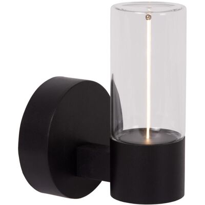 Lucide Lámpara de pared de metal con 1 led integrado, negro Lucide Lámpara de pared de metal con 1 led integrado, negro