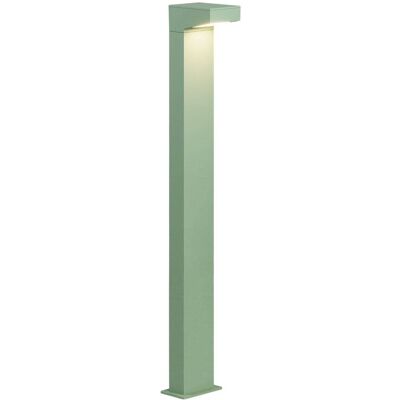 Baliza zafferano de aluminio verde salvia, 13w, led, 13x15x90 cm Baliza zafferano de aluminio verde salvia, 13w, led, 13x15x90 cm