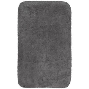 Wecon Home Basics Alfombrilla de baño suave de algodón gris pizarra 80x150