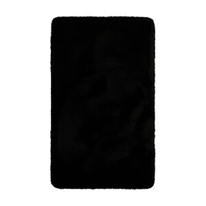 Wecon Home Alfombra de baño negro liso 70x120