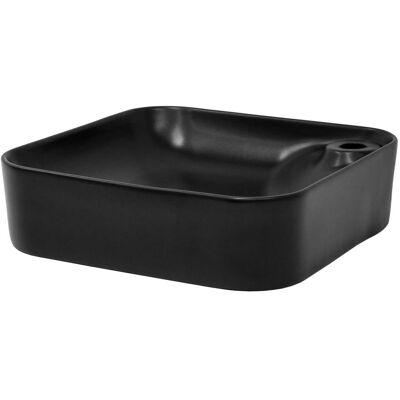 Lavabo de Cerámica ML-Design 43x43x12cm Negro Mate Lavabo de Cerámica ML-Design 43x43x12cm Negro Mate