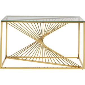 Kare Design Consola vidrio oro 120x40cm