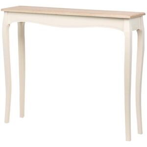 Adda Home Consola natural de madera 110x25x80cm