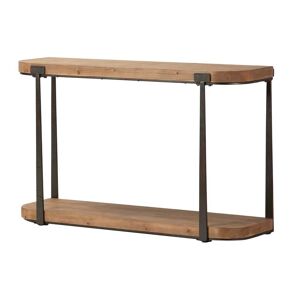 Adda Home Consola marron de madera 120x35x75cm