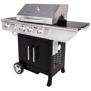 Somagic Barbacoa de gas de 3 quemadores 10,5 kW + placa de cocción Somagic Barbacoa de gas de 3 quemadores 10,5 kW + placa de cocción