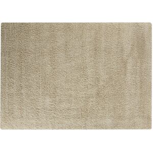 Maisons du Monde Alfombra shaggy afelpada en beige, 160 x 230