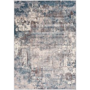 Surya Alfombra abstracta moderna azul/gris 200x275