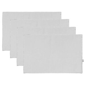 Febronie Manteles individuales (x4) lino lavado 30x50 blanco
