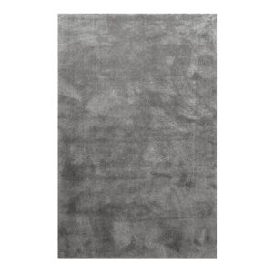 Homie Living Alfombra de pelo largo extrasuave gris 160x230