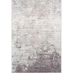 Surya Alfombra abstracta moderna gris/blanco 120x170