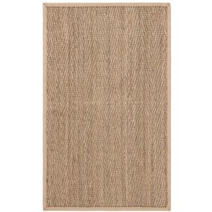 Safavieh Alfombra hierba marina beige/beige 75 x 180