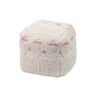 Adda Home Puff rosa de tela 40x40x40cm