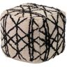 Adda Home Puff beige de tela 40x40x40cm