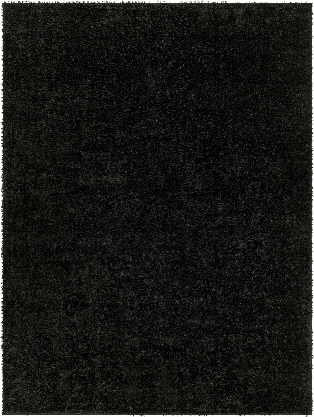 Surya Alfombra shaggy moderna nero 200x275