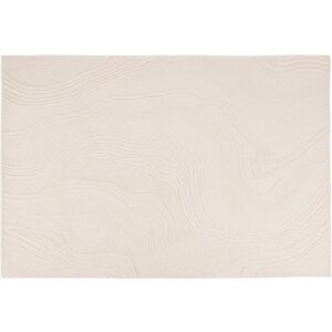 Maisons du Monde Alfombra de lana tufted color crudo 160x230 cm Maisons du Monde Alfombra de lana tufted color crudo 160x230 cm