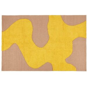 Maisons du Monde Alfombra de yute tejida de algodón bicolor 160x230 cm Maisons du Monde Alfombra de yute tejida de algodón bicolor 160x230 cm