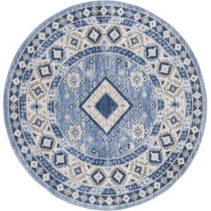 Safavieh Alfombra azul/beige 201 x 201 cm Safavieh Alfombra azul/beige 201 x 201 cm