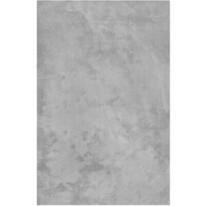 Wecon Home Alfombra suave en poliéster microfibra gris medio 200x290 Wecon Home Alfombra suave en poliéster microfibra gris medio 200x290