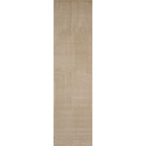 Nazar Alfombra beige en relieve - 80x300 Nazar Alfombra beige en relieve - 80x300