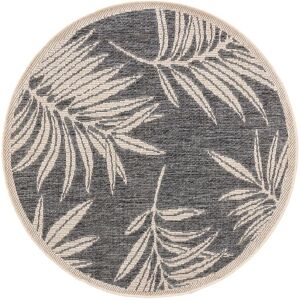 Benuta Alfombra de exterior & interior redonda azul ø 130 redondo Benuta Alfombra de exterior & interior redonda azul ø 130 redondo