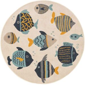 Benuta Alfombra niños multicolor ø 120 redondo Benuta Alfombra niños multicolor ø 120 redondo