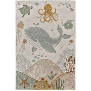 Atticgo Alfombra infantil océano beige/multicolor, 120x170 cm Atticgo Alfombra infantil océano beige/multicolor, 120x170 cm