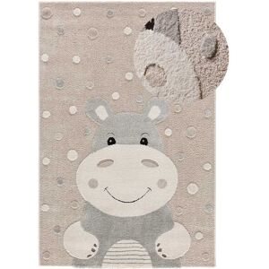 Atticgo Alfombra infantil hipopótamo topo, 120x170 cm Atticgo Alfombra infantil hipopótamo topo, 120x170 cm
