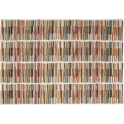 Maisons du Monde Alfombra de lana y algodón afelpados con motivos decorativos multicolores 160x230 cm Maisons du Monde Alfombra de lana y algodón afelpados con motivos decorativos multicolores 160x230 cm