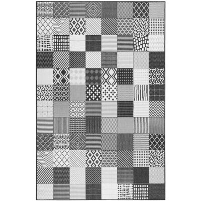 Alfombra Chester Blanco y Negro de exterior de Esprit - Alfombra de exterior Alfombra Chester Blanco y Negro de exterior de Esprit - Alfombra de exterior