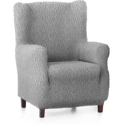 Eysa Funda de sillón orejero elástica gris claro 70 - 100 cm Eysa Funda de sillón orejero elástica gris claro 70 - 100 cm
