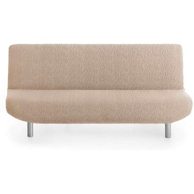 Eysa Funda de sofá click clack elástica beige 180 - 230 cm Eysa Funda de sofá click clack elástica beige 180 - 230 cm