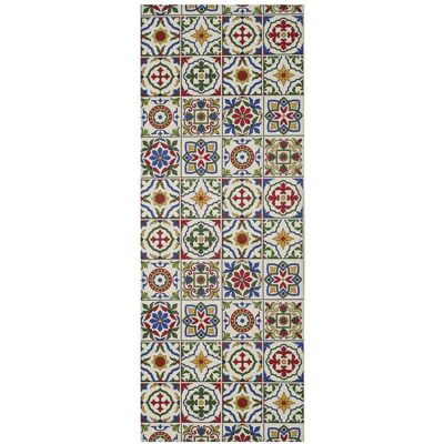 Atticgo Alfombra de cocina lavable bohemio multicolor 52x200 cm Atticgo Alfombra de cocina lavable bohemio multicolor 52x200 cm