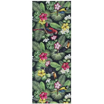 Atticgo Alfombra de cocina lavable tropical verde/multicolor 52x200 cm Atticgo Alfombra de cocina lavable tropical verde/multicolor 52x200 cm