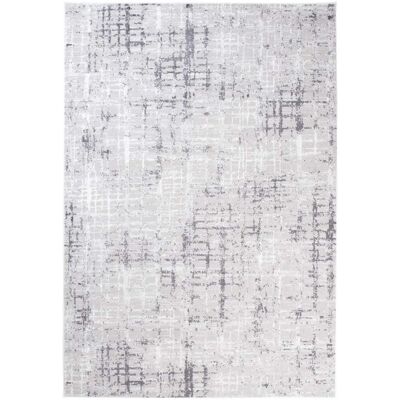 Tapiso Alfombra de salón gris crema vintage suave 80 x 150 cm Tapiso Alfombra de salón gris crema vintage suave 80 x 150 cm