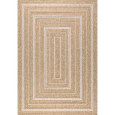 Nazar Alfombra interior/exterior yute blanco rectangular 120x170 Nazar Alfombra interior/exterior yute blanco rectangular 120x170