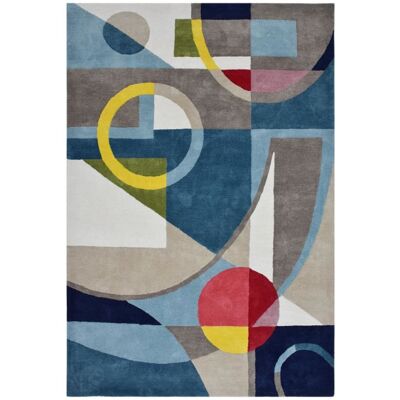 Un amour de tapis Cosido a mano en algodón 100% orgánico, multicolor 160x230 Un amour de tapis Cosido a mano en algodón 100% orgánico, multicolor 160x230