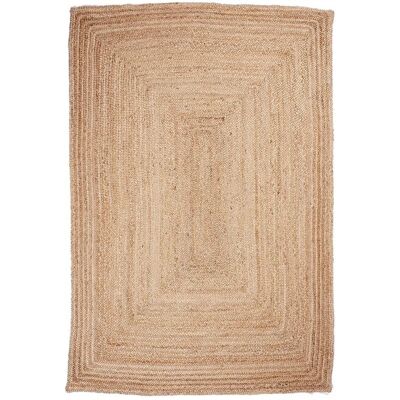Un amour de tapis Alfombra de yute ideal tejida a mano, beige 200x290 Un amour de tapis Alfombra de yute ideal tejida a mano, beige 200x290