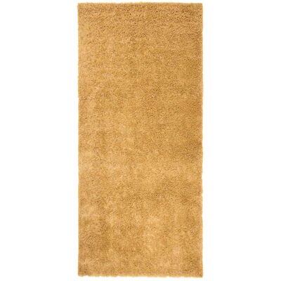 Tapiso Alfombra de pasillo dormitorio bebé amarillo shaggy 80 x 500 Tapiso Alfombra de pasillo dormitorio bebé amarillo shaggy 80 x 500